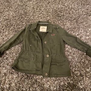 HOLLISTER ARMY GREEN JACKET